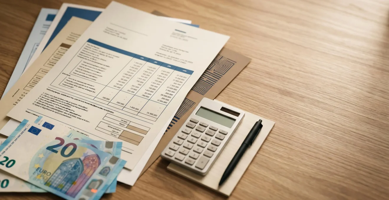 Calcul d'économie d'impôt sur Plan Épargne Retraite avec documents fiscaux français